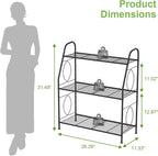 Plant Stand, 3 Tier Plant Shelf - Image 5