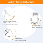 5PCS Adjustable Retractable Plant Pulley Hangers - Image 5