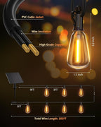 Brightown 202FT Solar String Lights Outdoor Waterproof - Image 6