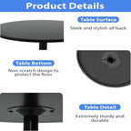 FDW Bistro Pub Table 2 Pack 40 Inch Height Cocktail Table Round Bistro Bar Table - Image 6