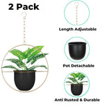 2 Pack Hanging Planters for Indoor Plants - Image 5