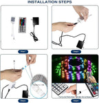 DAYBETTER Led Strip Lights 16.4ft Waterproof Color Changing Led Lights - Image 4