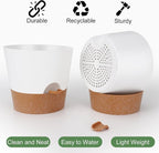 10 inch Plant Pots, Self-Watering Planters - Image 3