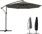 Outsunny 10 ft Offset Patio Umbrella by Outsunny