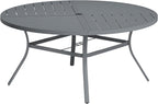 VICLLAX Round Patio Table with Adjustable Umbrella Hole by HOME