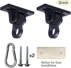 Heavy Duty Black Swing Hangers Screws Bolts Included Over 5000 lb Capacity - Image 3