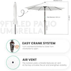 JEAREY 9FT Outdoor Patio Umbrella - Image 8