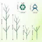 15 Pack Stackable Plant Support Stakes, Garden Trellis - Image 2