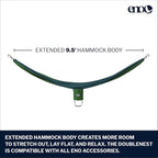 ENO, Eagles Nest Outfitters DoubleNest Lightweight Camping Hammock, 1 to 2 - Image 2