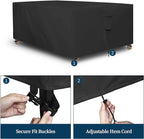 Easy-Going Rectangle Patio Furniture Cover Waterproof Outdoor Dining Table and - Image 5