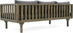 Merax Solid Acacia Wood Couch Chaise Lounge Chair Indoor, 3 Seater Daybed Sofa - Image 7