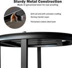 Plant Stand Indoor Outdoor, 13 Inch Round Metal Plant Stands Riser, Heavy Duty - Image 3