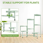 iDavosic.ly 7 Tier Large Plant Stand Indoor, 10 Inch Wide Tall Corner Metal - Image 6