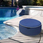 LVTXIII Outdoor/Indoor Inflatable Ottoman, All Weather Water-Repellent Round - Image 8