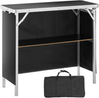 VEVOR Folding Portable Bar Table, Tradeshow Podium Table by VEVOR