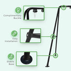 G TALECO GEAR Hammock Chair Stand, Heavy-Duty Steel 300LBS Multi-Use Hammock - Image 4