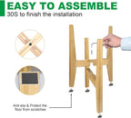 OERGKE Adjustable Plant Stand Indoor, Bamboo Mid Century Modern Plants Stands - Image 7