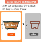 DUNCHATY Stackable Planter, Vertical Garden Planter - Image 6