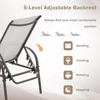 Giantex Patio Lounge Chair, Outdoor Chaise Lounge - Image 9