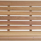 All Things Cedar Wooden Porch Swing, Outdoor Patio Furniture, 6 Foot - Image 8