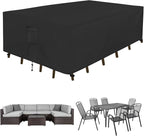 Easy-Going Rectangle Patio Furniture Cover Waterproof Outdoor Dining Table and by Easy-Going