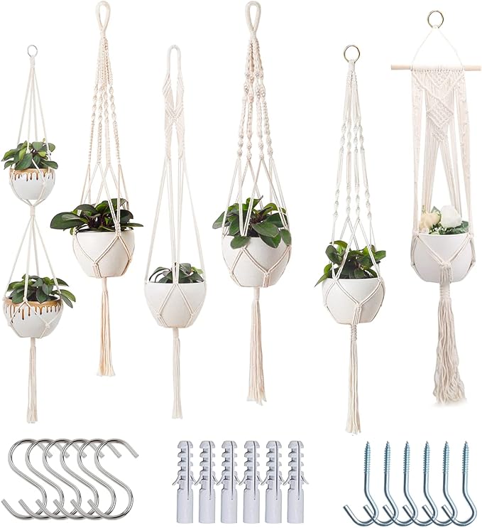 feedee Macrame Plant Hangers for Plants by Feedee