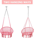 Goutime Hammock Chair, Macrame Hanging Swing Chairs - Image 7