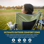 GCI Outdoor Comfort Pro Rocker Camping Chair | Portable Folding Rocking Chair - Image 4