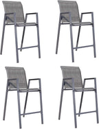 Outdoor Bar Stools Set of 4, Bar Height Chairs - Image 8