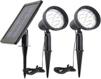 SUNLONG Solar Powered Spot Lights Outdoor Waterproof 2 in 1 Bright Solar by MakeYournightBrightandWarm
