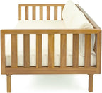 Merax Outdoor Solid Acacia Wood Daybed, 3 Seater Day Bed Couch Sofa - Image 7