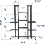 MTB Garden 5 Tier 14 Potted Metal Large Plant Stand - Image 4