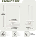 Hanging Planters for Indoor Plants White, Wall Plant Holder Stand to Hold Large - Image 2