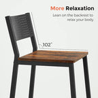 VASAGLE Bar Stools, Tall Bar Stools - Image 9