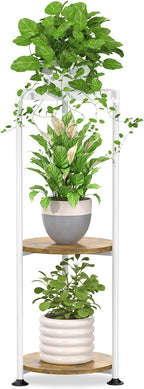 iDavosic.ly 3 Tier Corner Plant Stand Indoor, 34 Inch Tall Vertical Metal by iDavosicly