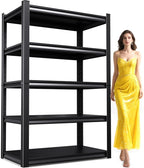71"H-35"W Garage Shelving Heavy Duty Storage Shelves, Metal Adjustable Shelving by Unknown