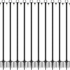 10 Pack String Light Poles, 10 Ft Light Poles by Mutovlin