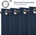 PureFit Outdoor Curtains for Patio Waterproof Weatherproof, UV Resistant - Image 4