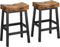 Rustic Bar Stools, 24 Inch Barstools Set of 2, Counter Height Stool by Unknown