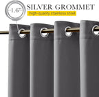 NICETOWN 2 Panels Weighted Blackout Curtains - Image 2