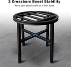 Plant Stand Indoor Outdoor, 13 Inch Round Metal Plant Stands Riser, Heavy Duty - Image 4