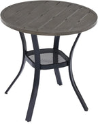 VICLLAX 27.5" Outdoor Round Patio Table by HOME