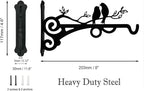Multipurpose Hanging Basket Plant Brackets Outdoor Indoor, Heavy Duty Solid - Image 4