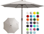 JEAREY 9FT Outdoor Patio Umbrella Outdoor Table Umbrella by JEAREYOutdoorsCollection