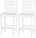 nalone Outdoor Bar Stools Set of 2, HDPE Tall Adirondack Chairs Bar Chairs by NALONE