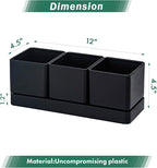 D'vine Dev Herb Garden Planter Set, Plastic Plant Pots - Image 3