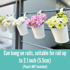 LaLaGreen 6 Inch Hanging Planter Iron - Image 4