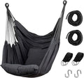 Hommtina Hammock Chair Hanging Rope Swing, Max 300 Lbs Hanging Chair by Hommtina