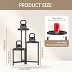 LASZOLA 3 Tiered Folding Plant Stand Indoor - Image 3