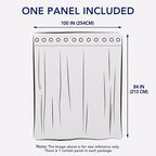 PureFit Outdoor Curtains for Patio Waterproof Weatherproof, UV Resistant - Image 6